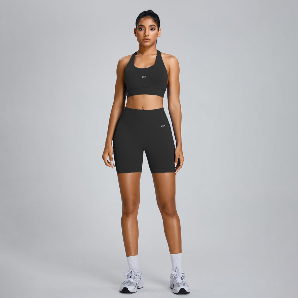 Brassière Low Sculpt Scrunch - Onyx - Joy Studio - Sportswear