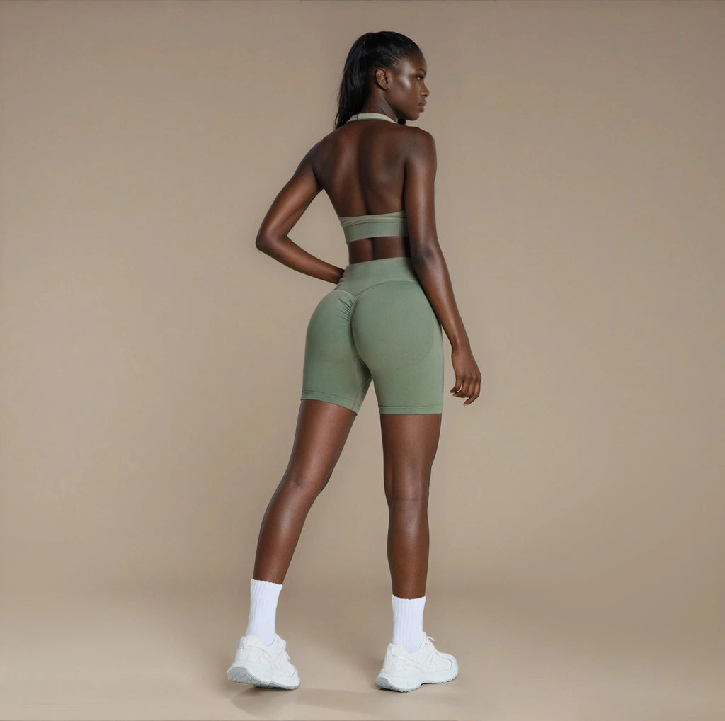 Short Low Sculpt Scrunch - Shark - Joy Studio - Sportswear