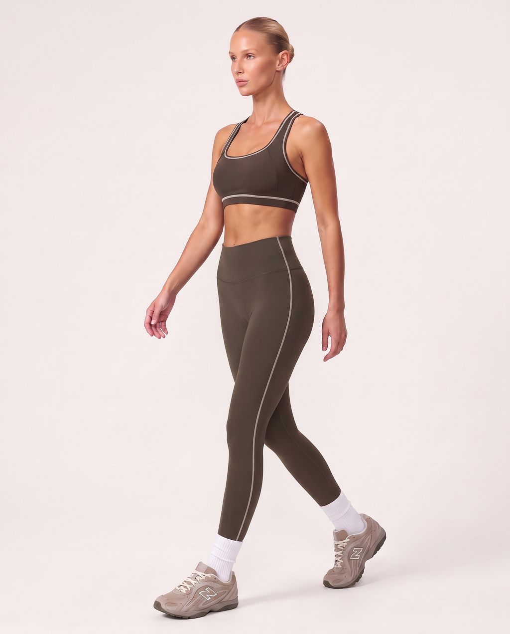 Legging Track - Cacao - Joy Studio - Sportswear