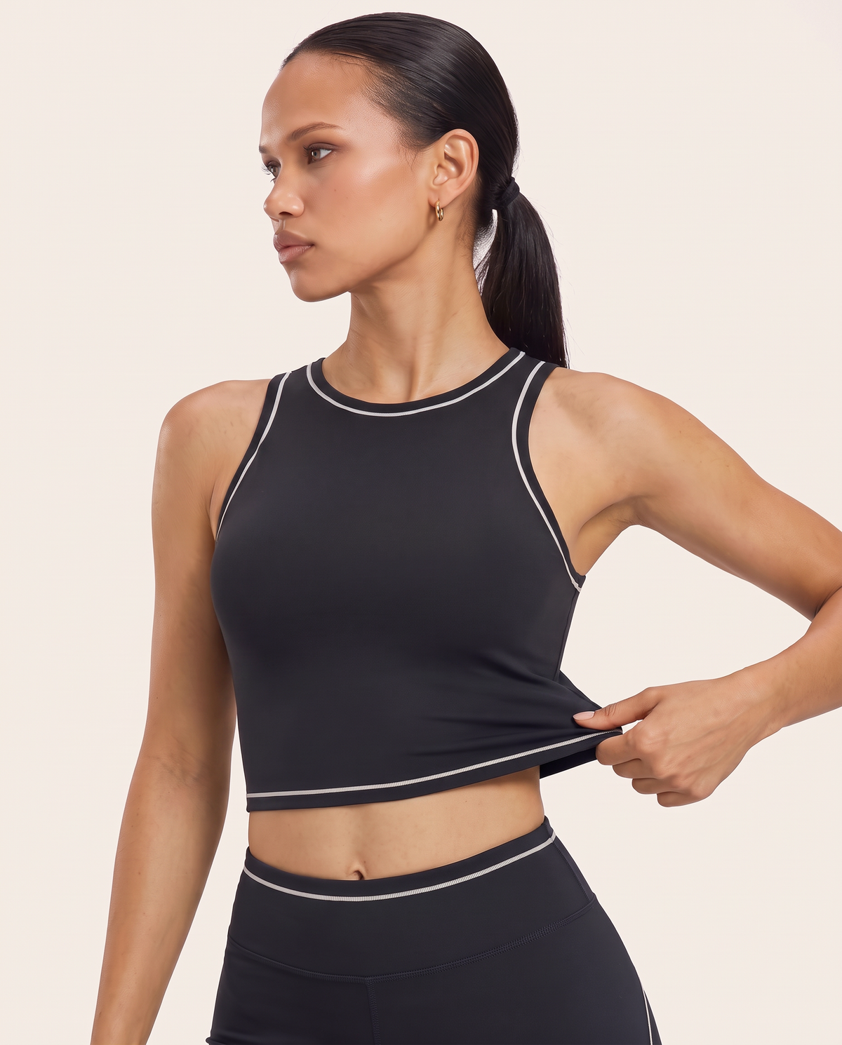 Brassière Varsity - Onyx