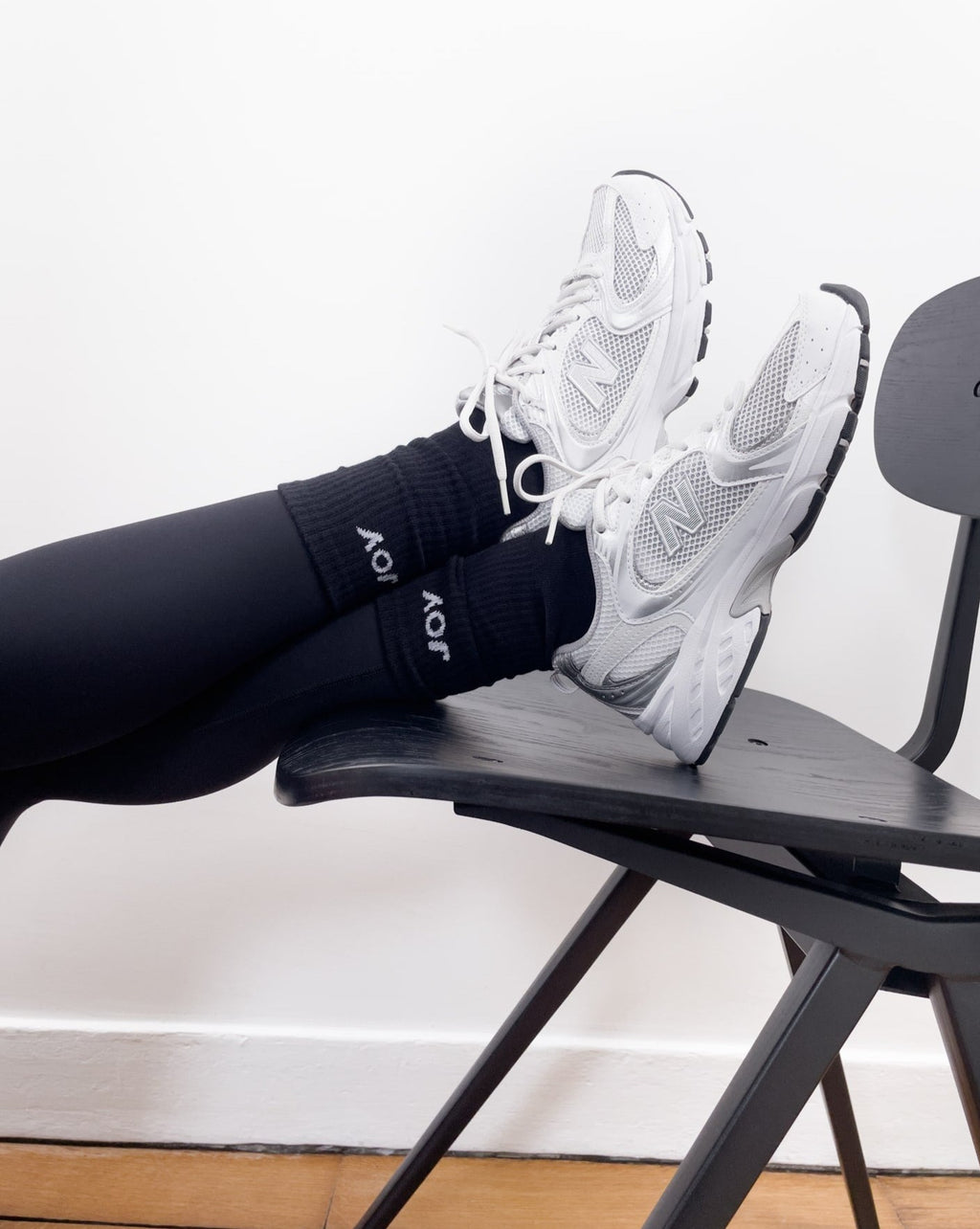 Chaussette JOY - Noir - Joy Studio - Premium Sportswear